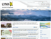 Tablet Screenshot of lynxinfo.co.uk